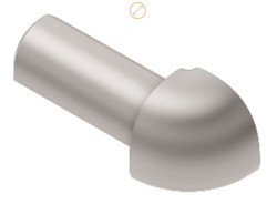 Schluter Rondec 90 Degree Outside Corner Satin Aluminum